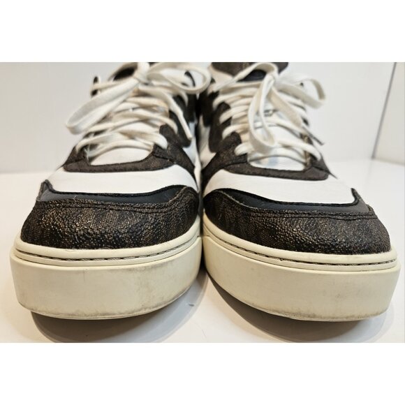 Michael Kors Baxter Sneakers Sz 8M Leather Designer Shoe - Picture 7 of 16